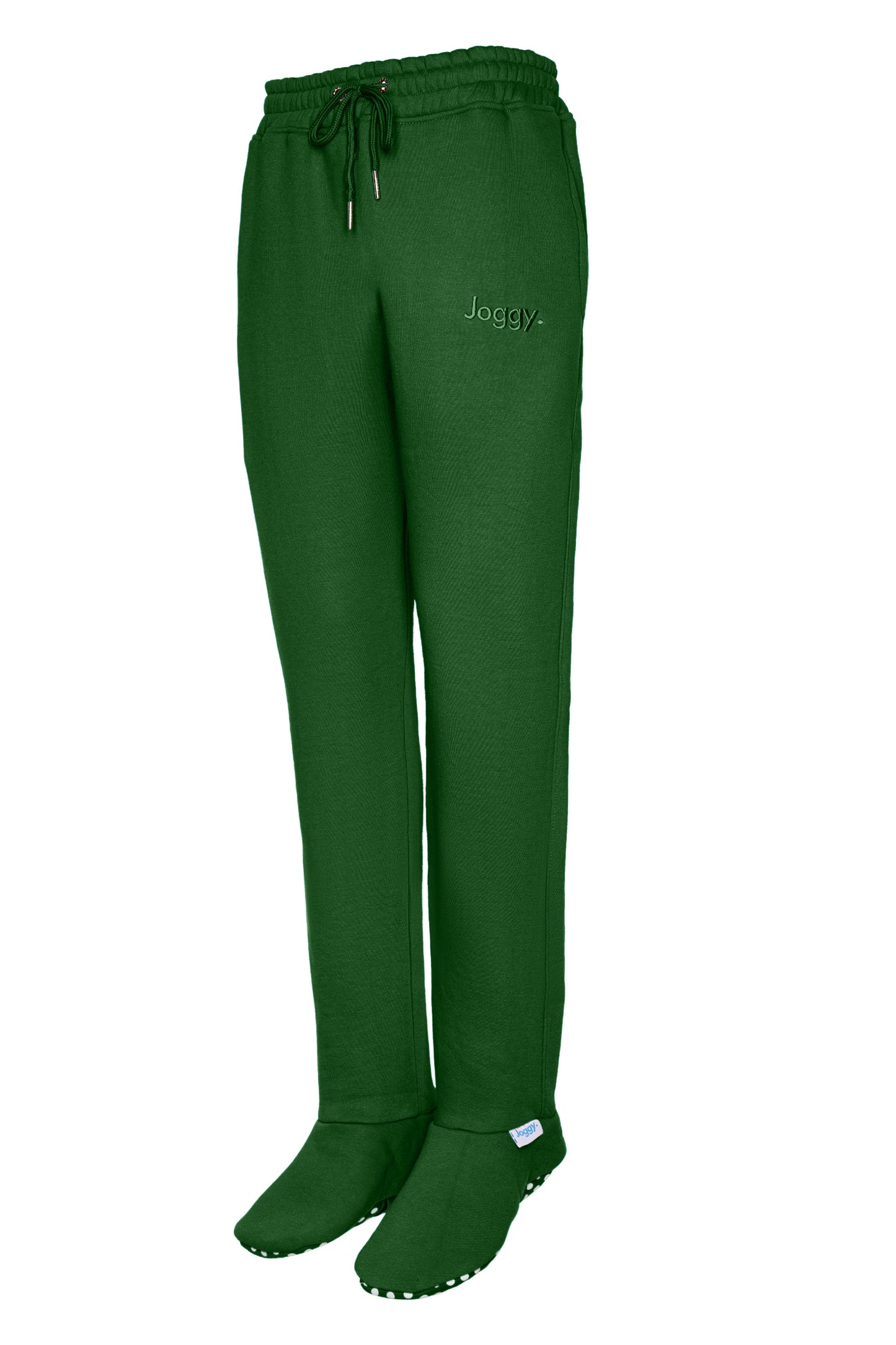 Joggy Groene Joggingbroek Gevoerde Voeten