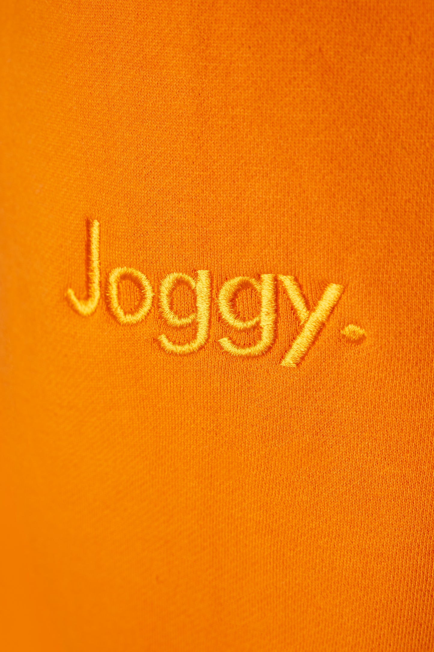 Joggy Oranje Joggingbroek Gevoerde Voeten