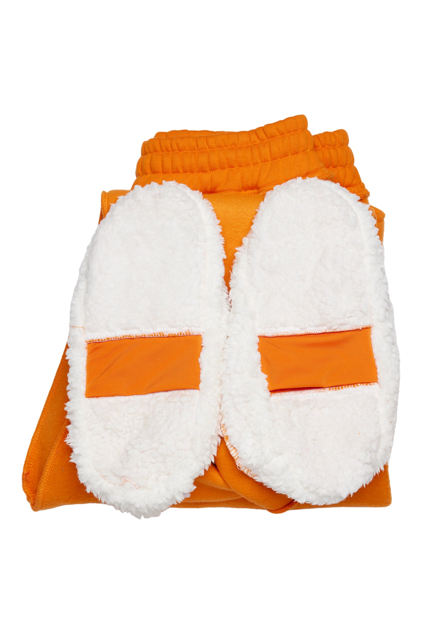 Joggy Oranje Joggingbroek Gevoerde Voeten